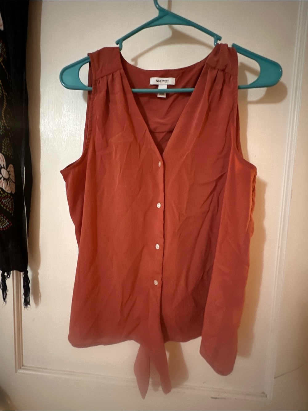 Nine West  Button Front Blouse